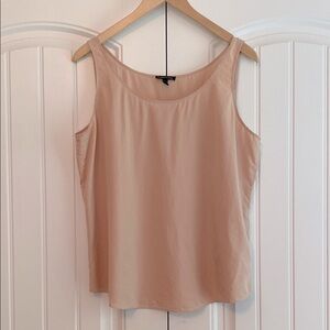 Eileen Fisher Peach Size Large Tencel Scoop Neck Women's‎ Tank Top Shell